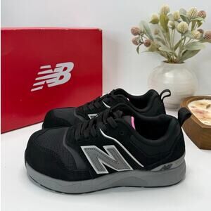 New Balance Elite Lite EH Work Shoe Sneaker Black/Gray WUELEHBZ Women's 5B